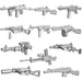 John Wick guns military weapons 10pcs/lot. - Adilsons