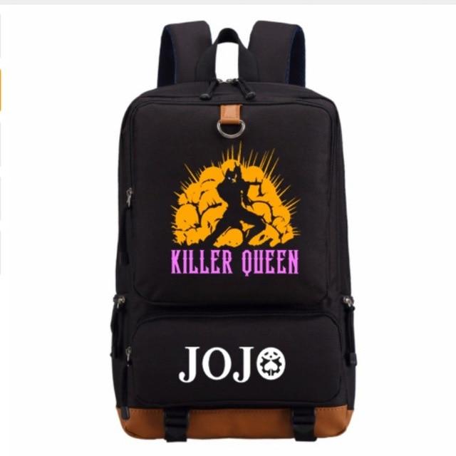 JoJo Adventure Killer Queen casual backpack. - Adilsons