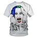 Joker сasual O-neck 3D printed T-Shirt. - Adilsons