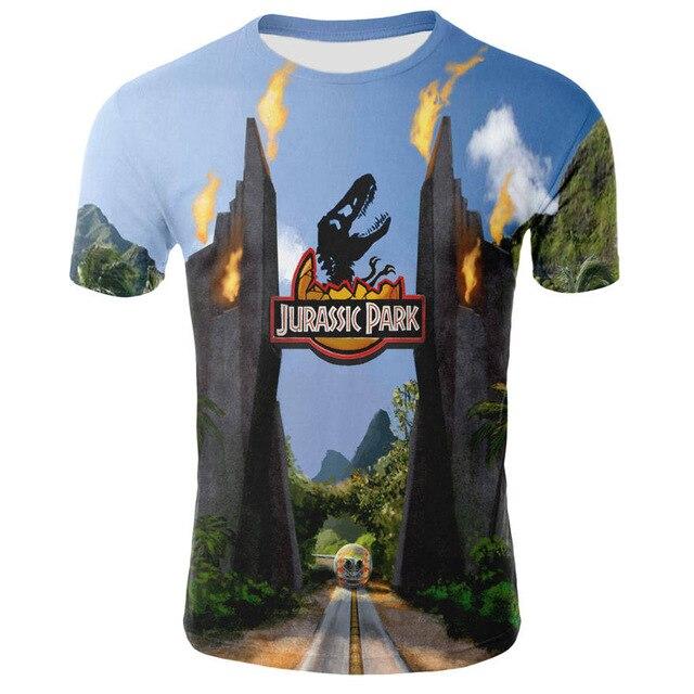 Jurassic Park 3D print T-Shirts. - Adilsons