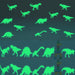 Jurassic Park dinosaur luminous stickers. - Adilsons