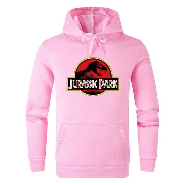Jurassic Park fleece unisex hoodies. - Adilsons