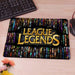 League of Legends non skid rubber computer mouse pad. - Adilsons