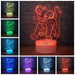 Lion King 3D multicolor USB night light. - Adilsons