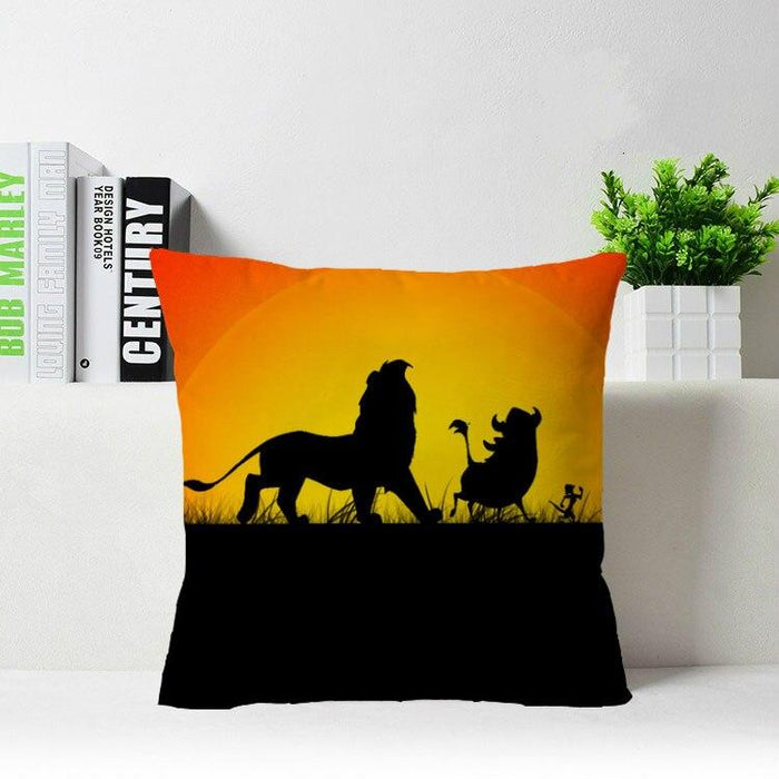 Lion King decorative zippered pillow case. - Adilsons