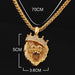Lion King fluorescent lion necklace. - Adilsons