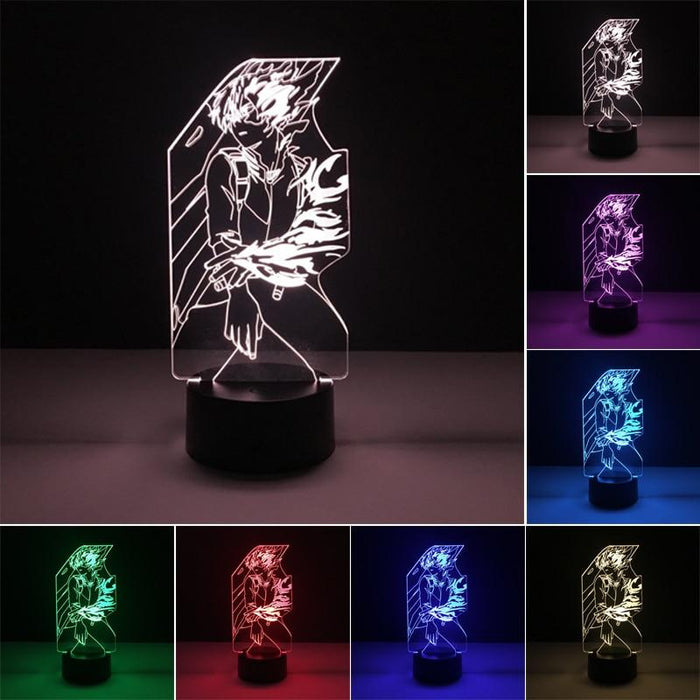 My Hero Academia 3D LED night lamp. - Adilsons