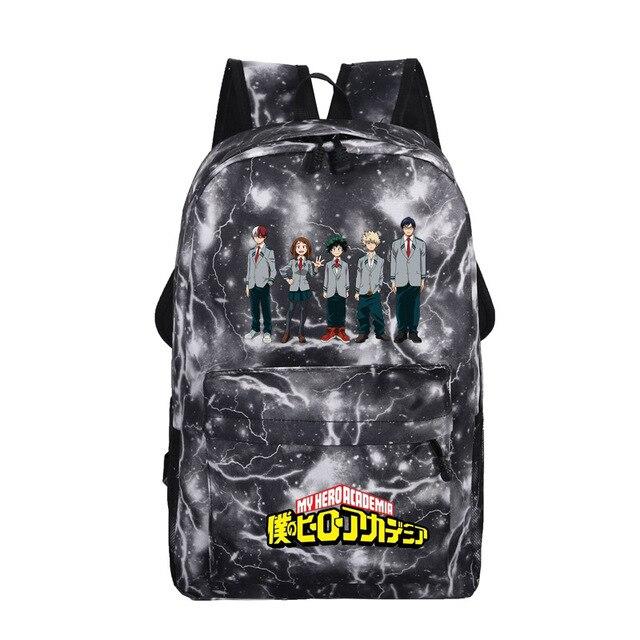 My Hero Academia Galaxy Printing Backpack - Adilsons