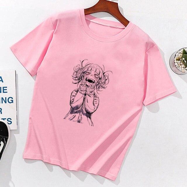My Hero Academia pink T-Shirt. - Adilsons