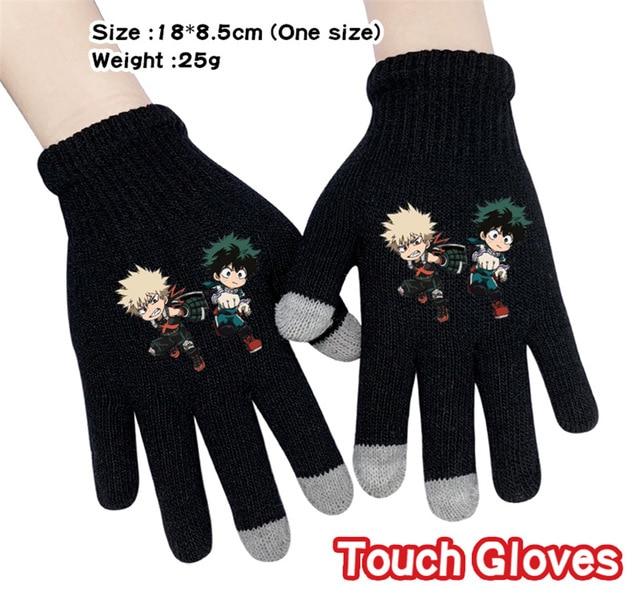My Hero Academia touch screen gloves. - Adilsons