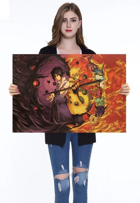 Naruto and Sasuke Poster 2 - Adilsons