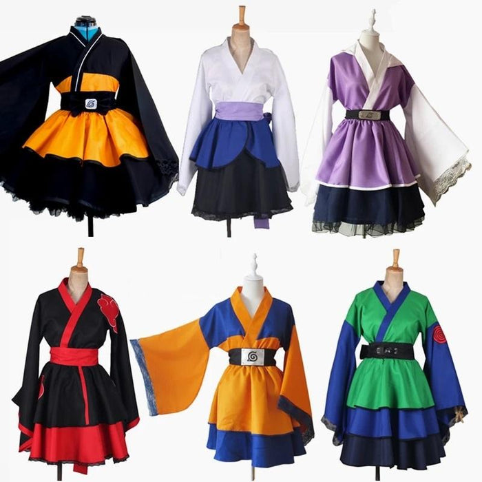 Naruto: Bright, beautiful dress for women and children. — Adilsons