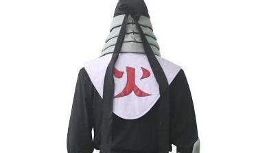 Naruto costume classic black and white. - Adilsons