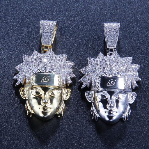 Naruto Gold & Silver Necklace Jewellery - Adilsons