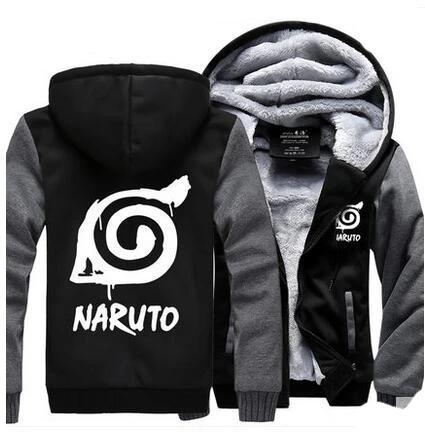 Naruto sweatshirt with a zipper, with pockets, with a hood. - Adilsons
