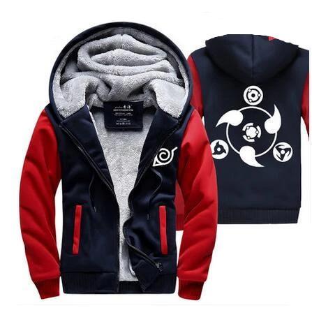 Naruto sweatshirt with a zipper, with pockets, with a hood. - Adilsons