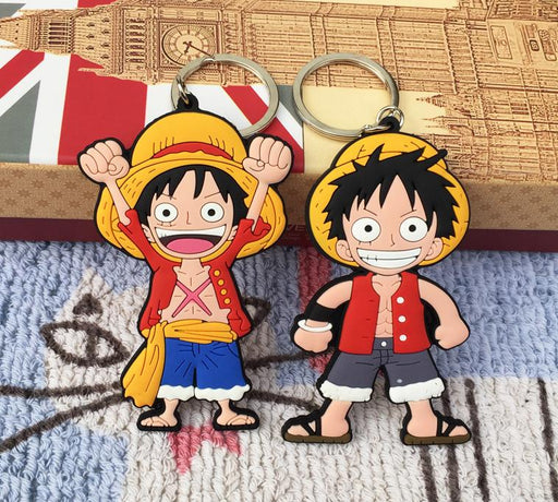 One Piece anime unisex keychain. - Adilsons
