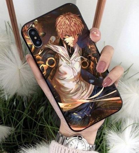 One Punch Man Saitama silicone TPU soft phone case for iPhone. - Adilsons