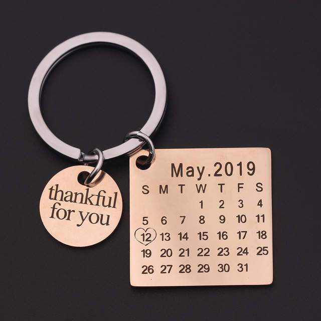 Personalized Calendar Keychain - Adilsons