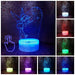 Peter Pan 3D LED colorful nightlight Tinker Bell. - Adilsons