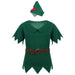 Peter Pan dark green costume. - Adilsons