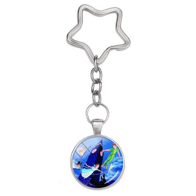 Peter Pan glass keychain. - Adilsons