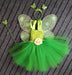 Peter Pan stylish green dress Tinkerbell. - Adilsons