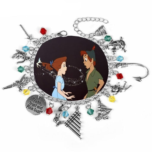 Peter Pan Tinkerbell charm bracelet. - Adilsons