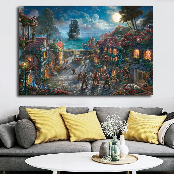 Pirates Of The Caribbean amazing painting. - Adilsons