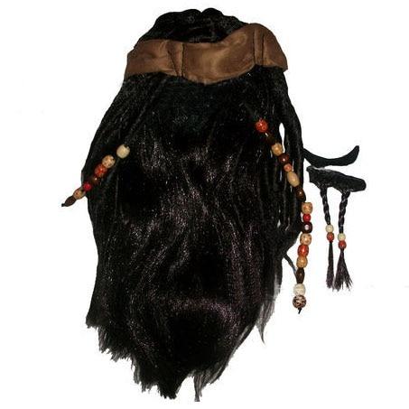 Pirates Of The Caribbean Jack Sparrow adult wigs. - Adilsons