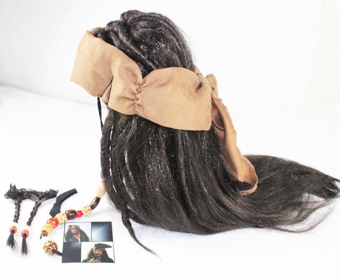 Pirates Of The Caribbean Jack Sparrow adult wigs. - Adilsons