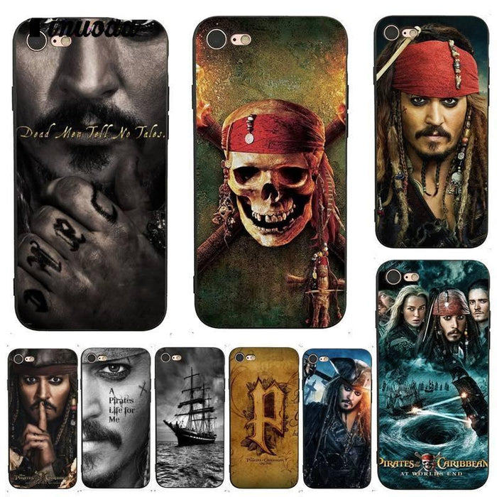 Pirates of the Caribbean Johnny Depp good phone case for iPhone. - Adilsons