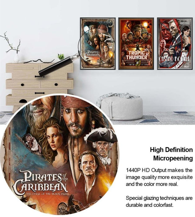 Pirates of the Caribbean modern poster. - Adilsons