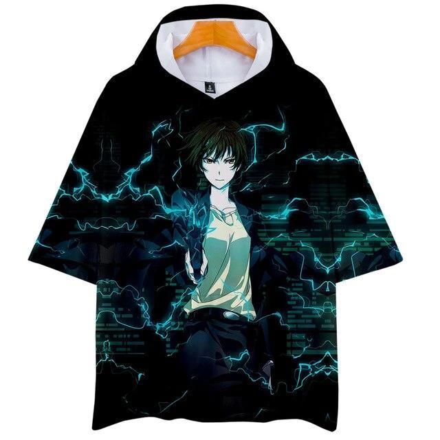 Psycho Pass 3D printing fashion T-shirt. - Adilsons