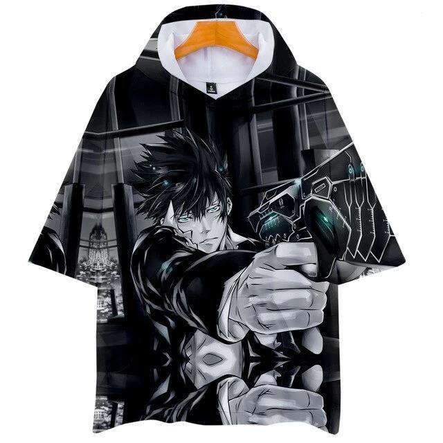 Psycho Pass 3D printing fashion T-shirt. - Adilsons