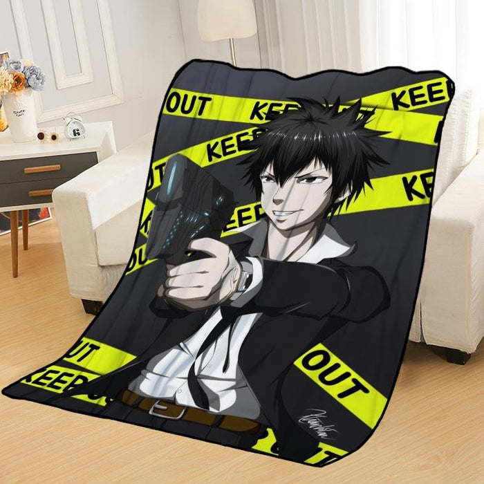 Psycho Pass bright blankets for beds. - Adilsons