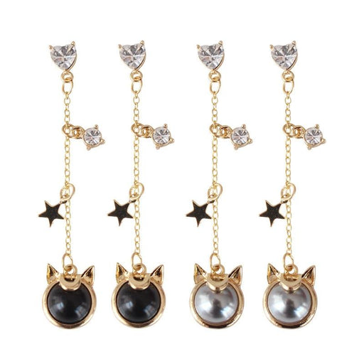 Sailor Moon Anime accessories Luna stud earrings. - Adilsons