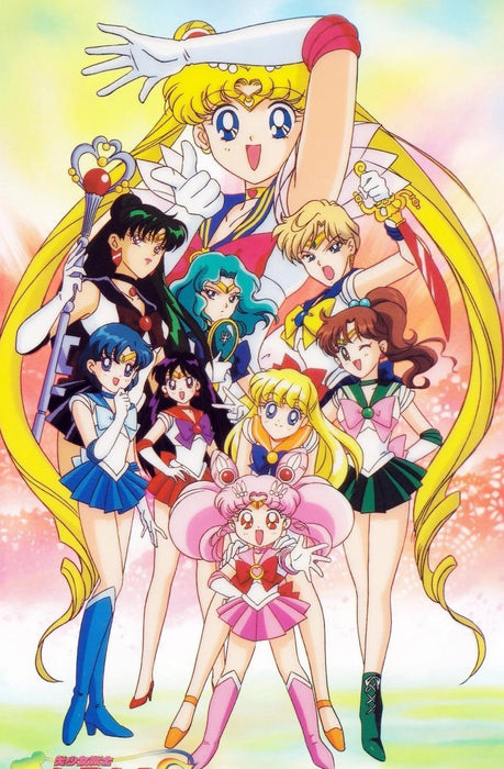 Sailor Moon home decor silk poster. - Adilsons