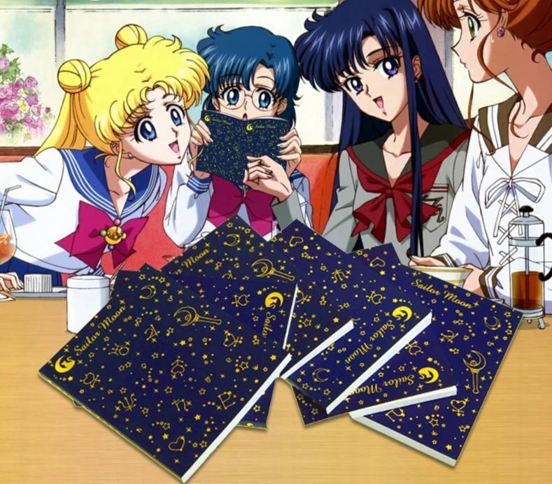 Sailor Moon logo cosplay notebook. - Adilsons