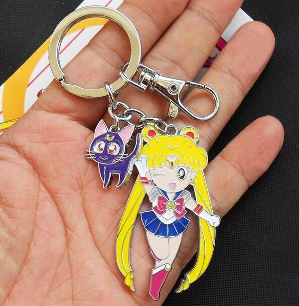 Sailor Moon metal 3 styles keychain. - Adilsons
