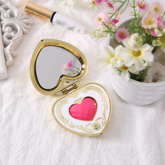 Sailor Moon pink heart Make up mirror. - Adilsons
