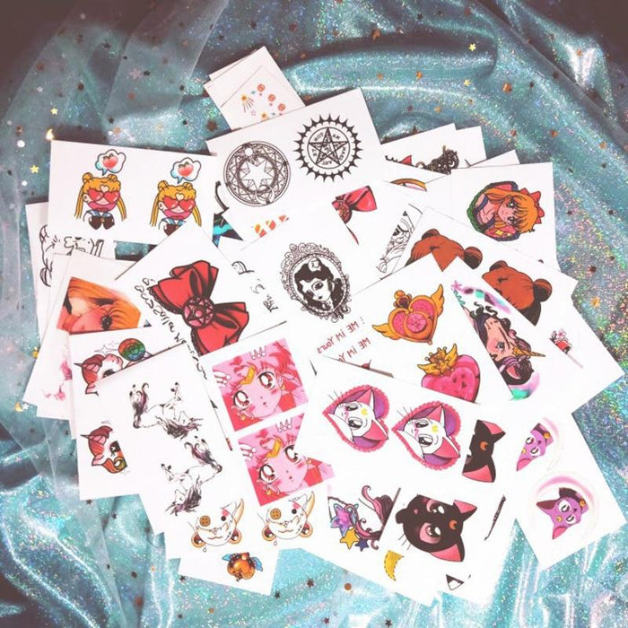 Sailor Moon tattoo sticker 50pcs. - Adilsons