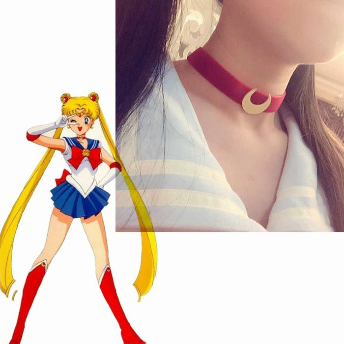 Sailor Moon velvet belt choker. - Adilsons