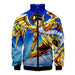 Saint Seiya 3D print jacket with zipper. - Adilsons