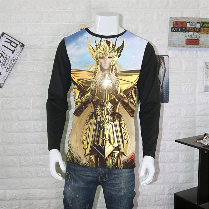 Saint Seiya 3d printig long sleeve T-shirt. - Adilsons