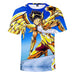 Saint Seiya fashion short sleeve T-shirt. - Adilsons