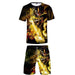 Saint Seiya two piece set streetwear t-shirt and shorts. - Adilsons