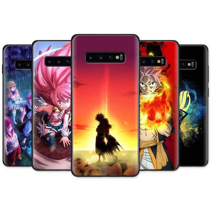 Silicone case for Samsung Galaxy s10e s10 s8 s9 plus s7 a40 a50 a70 note 8 9 - Adilsons