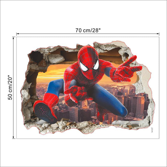 Spiderman 3d effect wall stickers. - Adilsons