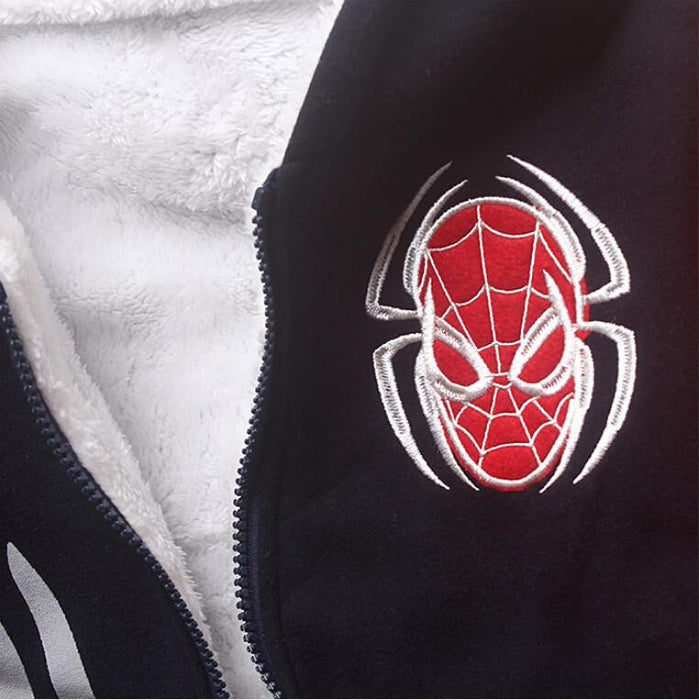 Spiderman fleece winter warm jacket. - Adilsons